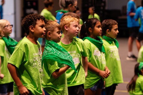 Group of children at VBS