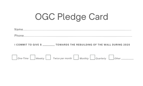 Pledge Card