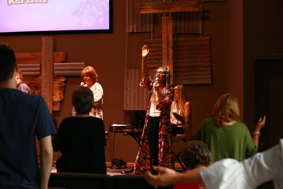People gathered at The Altar Church