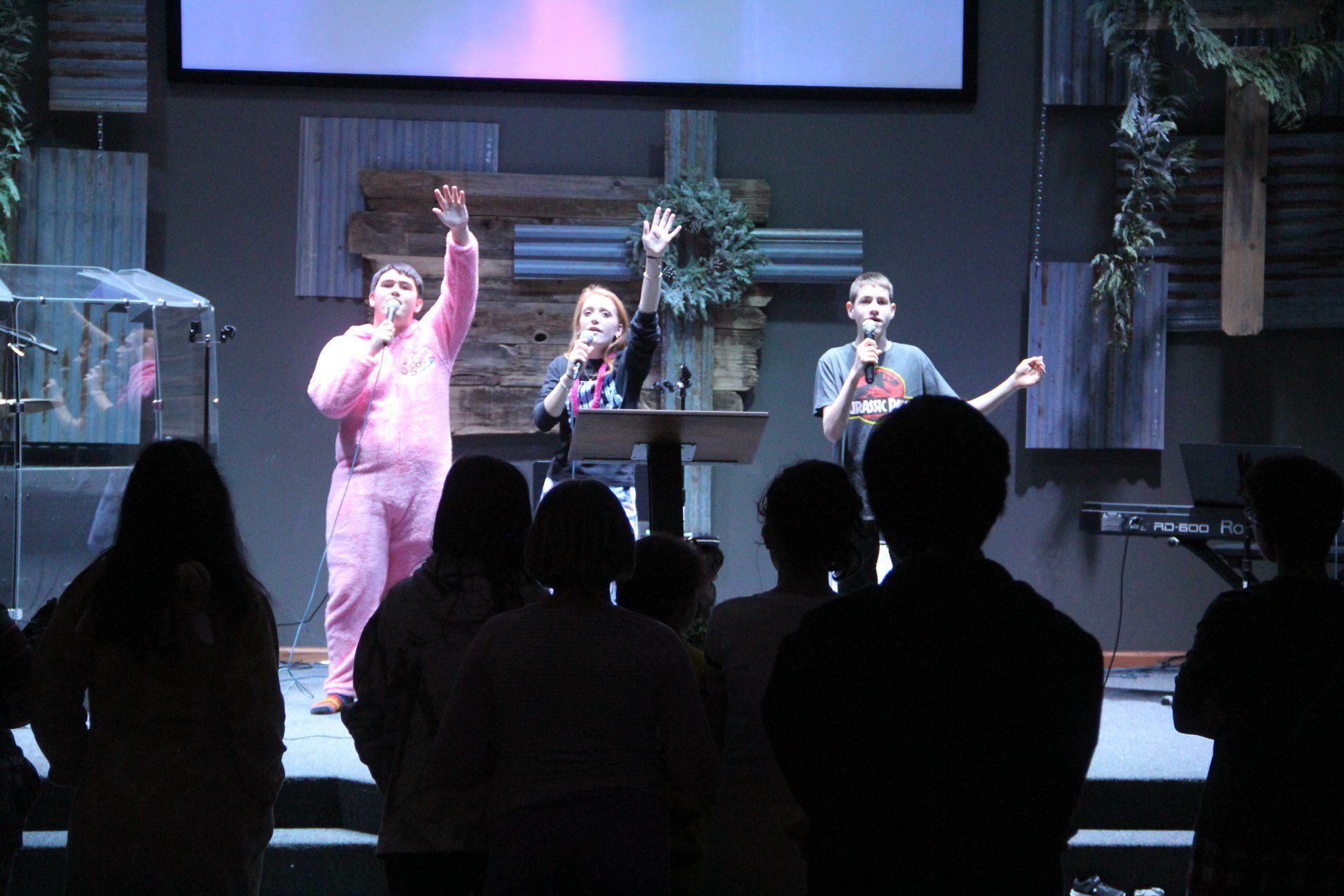 Worship service at The Altar Church