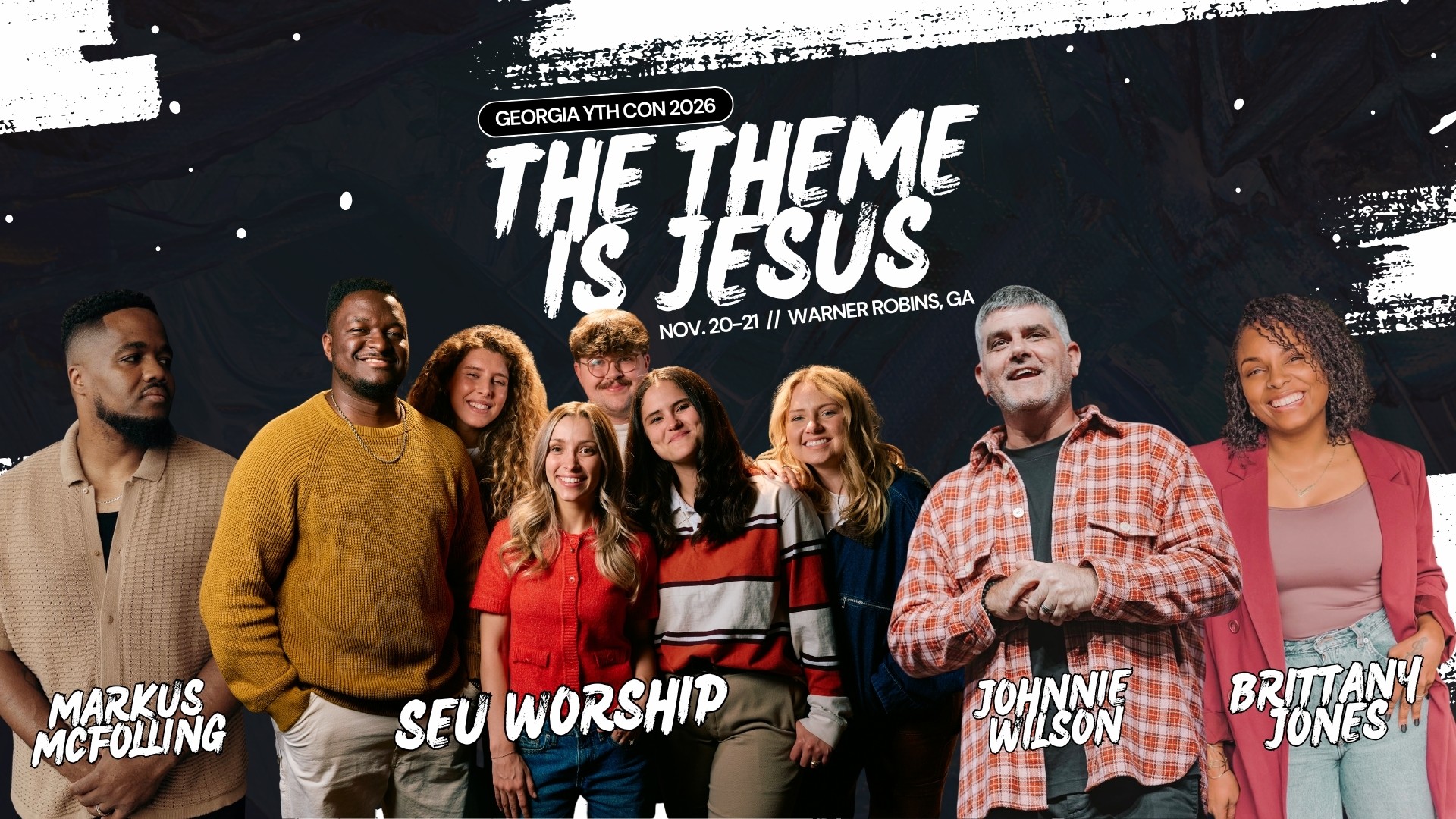 Georgia Youth Convention 2026. The Theme Is Jesus.