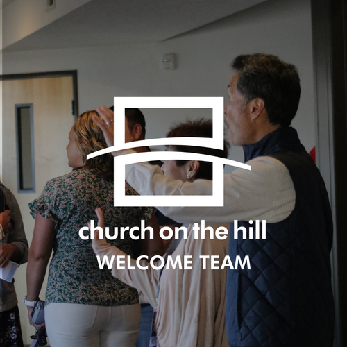 Photo of people welcoming at Church on the Hill