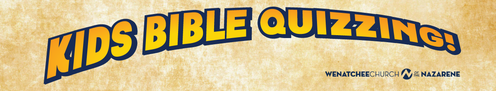 kids bible quizzing
