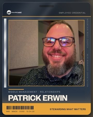 Patrick Erwin, Middle Management employee credential