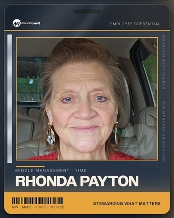 Rhonda Payton, Middle Management employee credential
