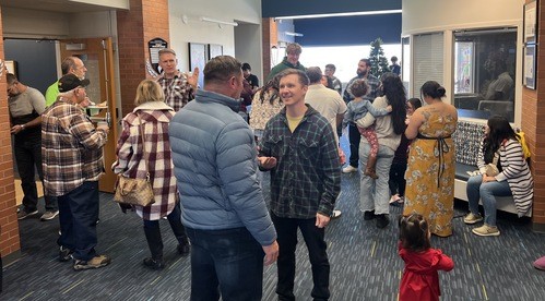 Church family in fellowship