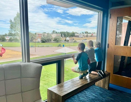 They can't wait to get out to the playground