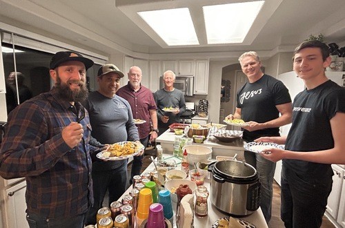 Enjoying family at homegroup