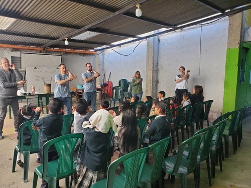 Ruth Search of Mariatu's Hope and the women and babies in the infant nutrition program in Sierra Leone