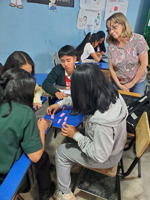 Ruth Search of Mariatu's Hope and the women and babies in the infant nutrition program in Sierra Leone