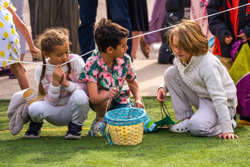 Band members singing in the Worship Center