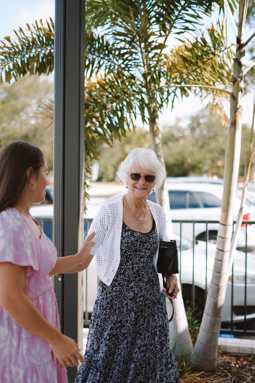 A worship leader singing at Countryside South Tampa