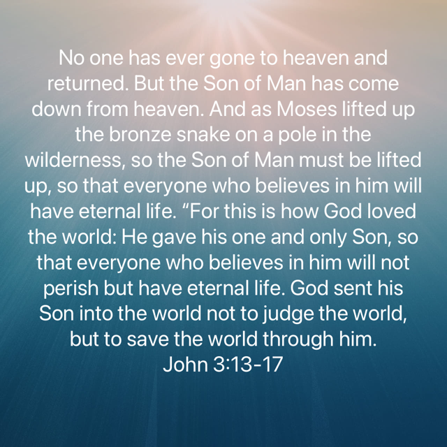 John 3:13-17 | Solid Rock Christian Church