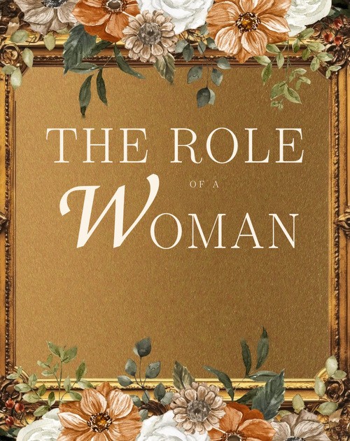 The Role of a Woman event flyer