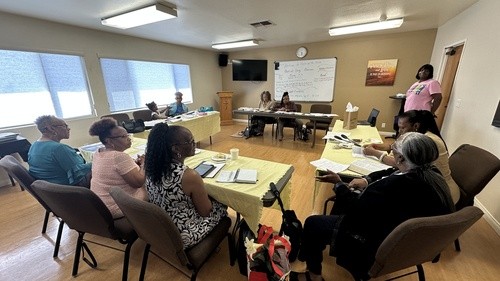 Open Bible with marker