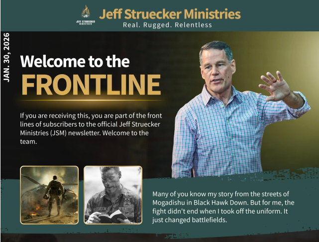 Welcome to the Frontline newsletter cover