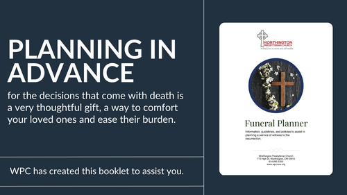 Planning in advance for funerals