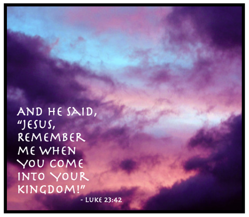 And he said,
