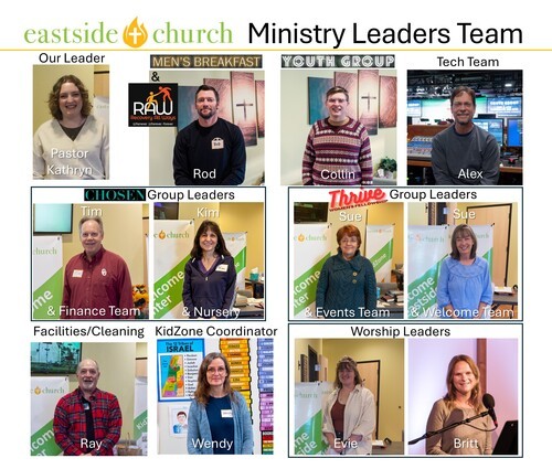 Picture of the Ministry Leaders of Eastside Church.