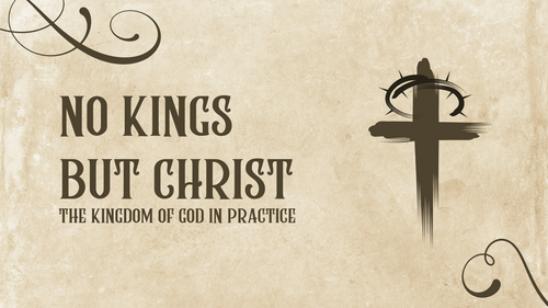 Image of Bread and Fruit with current Sermon Series Title 