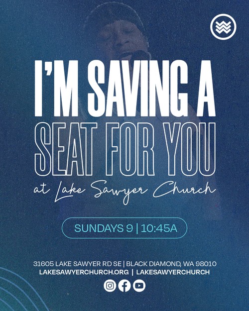 I'm saving a seat for you digital invite