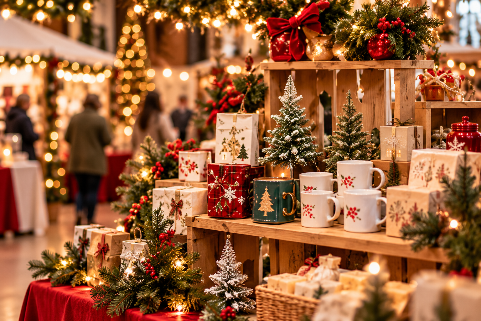 Holiday Bazaar Shopping