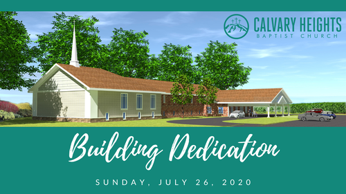 Calvary Heights Building Dedictation