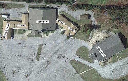 twin lakes baptist church arial view
