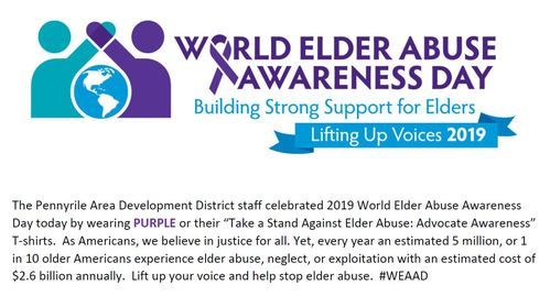 World Elder Abuse Awareness Day 2019 Logo