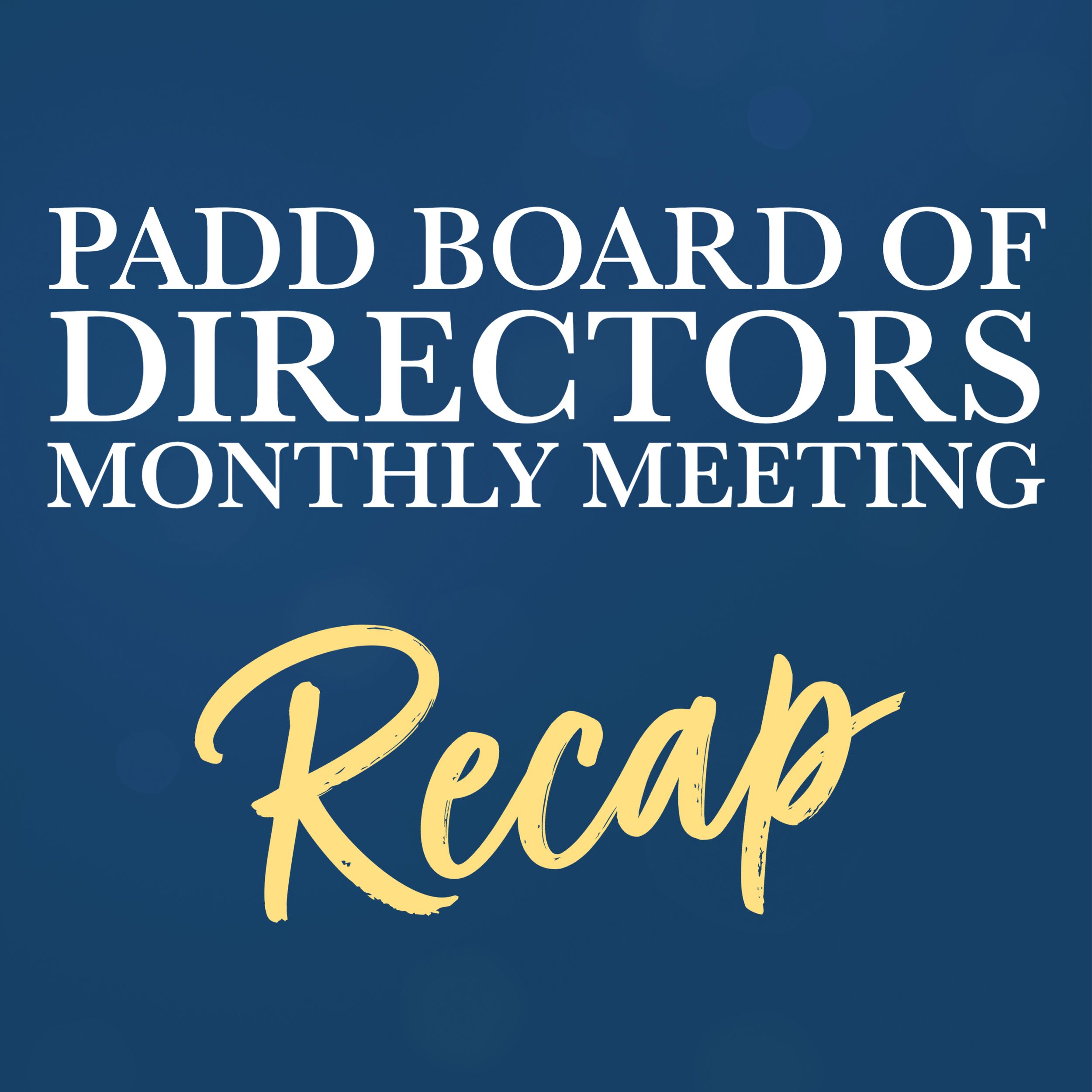 April 2022 PADD Board of Directors Meeting Pennyrile Area Development