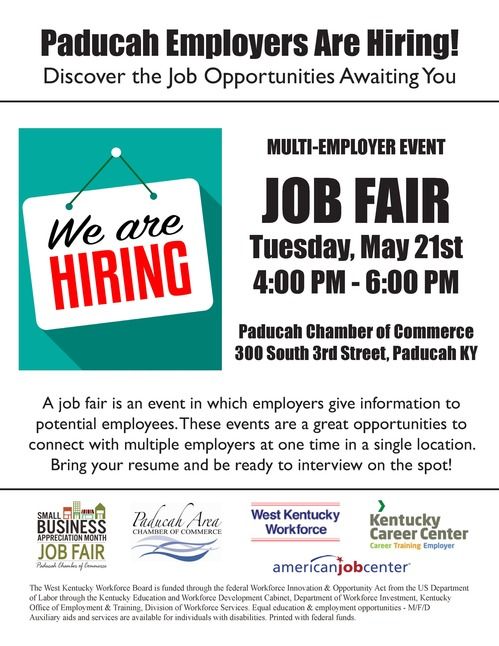 2019 Paducah Job Fair Flyer