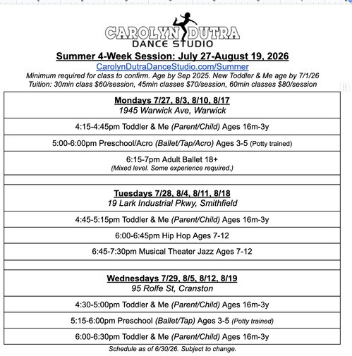 info@carolyndutradancestudio.com