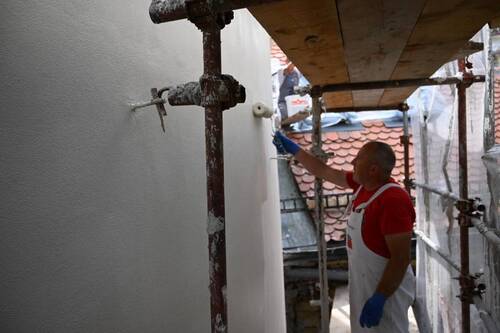 strojno žbukanje, vapneno, gipsana, cementno, ROfix, Samoborka